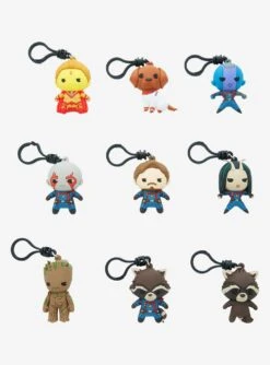 Marvel Guardians Of The Galaxy: Volume 3 Characters Blind Bag Figural Bag Clip