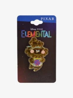 Disney Pixar Elemental Lutz Stained Glass Portrait Enamel Pin - BoxLunch Exclusive