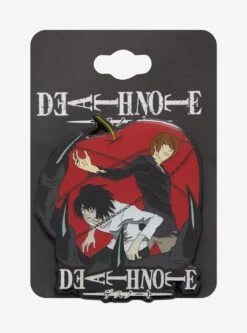 Death Note Apple Light & L Enamel Pin - BoxLunch Exclusive