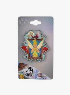 Disney 100 Peter Pan Tinker Bell Frame Enamel Pin - BoxLunch Exclusive