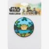 Star Wars The Mandalorian Grogu With Frogs Spinning Enamel Pin - BoxLunch Exclusive