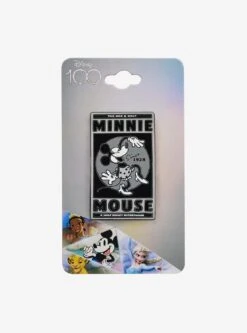 Disney 100 Minnie Mouse Tonal Portrait Enamel Pin - BoxLunch Exclusive