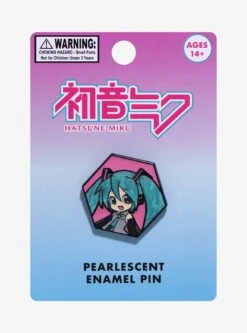 Vocaloid Hatsune Miku Pearlescent Frame Enamel Pin - BoxLunch Exclusive