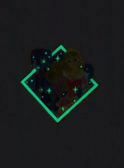 Loungefly Disney Sleeping Beauty Aurora Frame Glow-in-the-Dark Enamel Pin