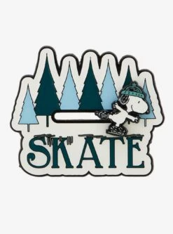 Peanuts Snoopy Skating Sliding Enamel Pin — BoxLunch Exclusive -Funko Toys Shop 32819027 av1 1