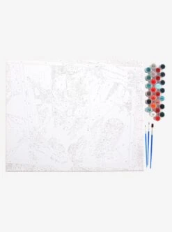 Marvel Deadpool Art By Numbers Painting Set