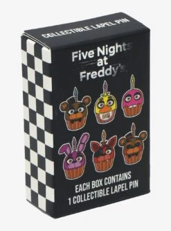 Five Nights At Freddy's Character Cupcakes Blind Box Enamel Pin