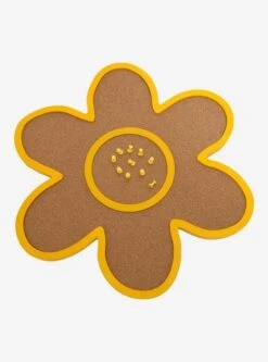 Yellow Flower Figural Corkboard With Pins - BoxLunch Exclusive