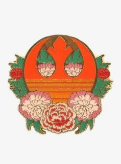 Loungefly Star Wars Rebel Floral Enamel Pin