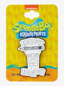 SpongeBob SquarePants DoodleBob UV Light Reactive Enamel Pin