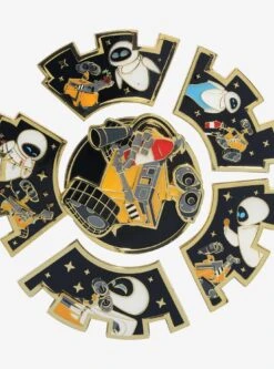 Loungefly Disney Pixar WALL-E EVE & WALL-E Puzzle Blind Box Enamel Pin - BoxLunch Exclusive