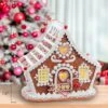 Gingerbread House LED Figure