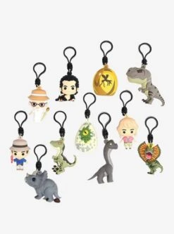 Monogram Jurassic Park Characters Blind Bag Figural Bag Clip