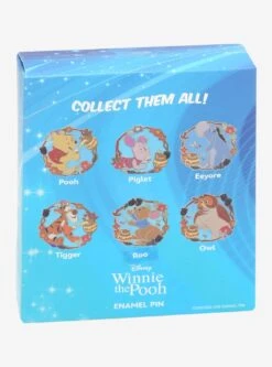 Disney Winnie The Pooh Character Wreaths Blind Box Enamel Pin - BoxLunch Exclusive