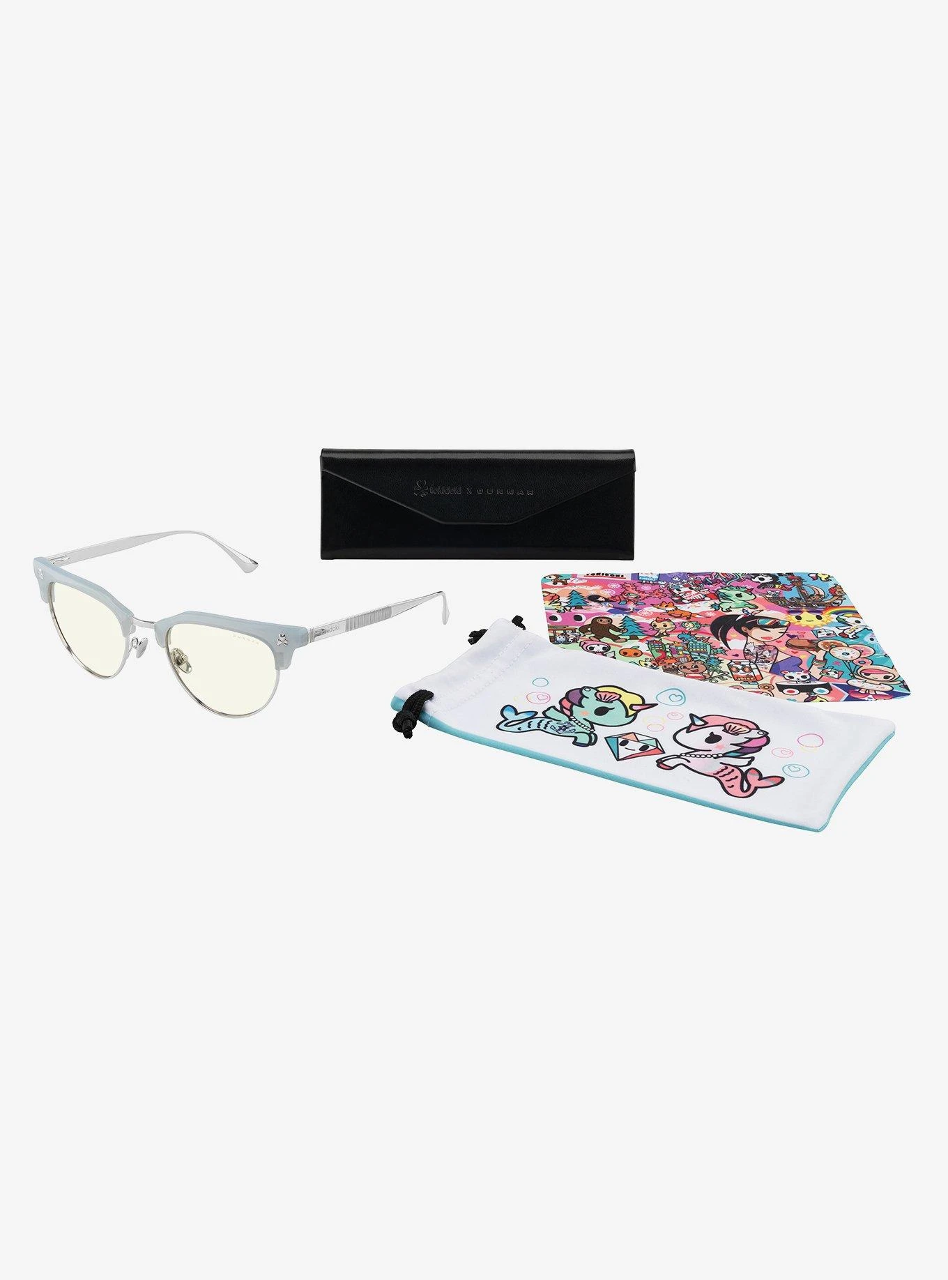 GUNNAR X Tokidoki California Dreamin' Clear Tint Blue Light Glasses 4 GUNNAR X Tokidoki California Dreamin' Clear Tint Blue Light Glasses - Image 4