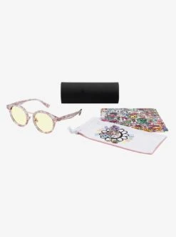 GUNNAR X Tokidoki Flower Power Amber Tint Blue Light Glasses