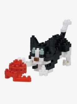 Kawada Nanoblock Cats Collection Series Playing Cat Build Kit