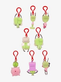 Invader Zim Blind Bag Flocked Figural Bag Clip