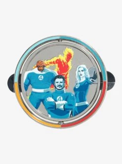 Marvel The Fantastic Four: First Steps Spinning Logo Enamel Pin - BoxLunch Exclusive
