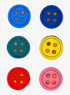 Loungefly Coraline Button Stained Glass Hinged Blind Box Enamel Pin — BoxLunch Exclusive