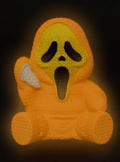 Scream Ghost Face 264 Limited Edition Pumpkin Orange Glow In The Dark Handmade By Robots Vinyl Figure