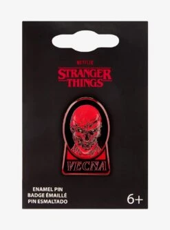 Stranger Things Vecna Tonal Portrait Enamel Pin - BoxLunch Exclusive
