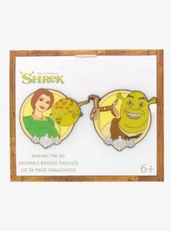 Loungefly DreamWorks Shrek Fiona & Shrek Enamel Pin Set - BoxLunch Exclusive -Funko Toys Shop 34563232 av1 1