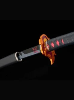 Bandai Spirits Demon Slayer: Kimetsu No Yaiba Proplica Tanjiro Kamado Nichirin Sword (Kyojuro Rengoku's Sword Guard Ver.) -Funko Toys Shop 34599281 av1 1