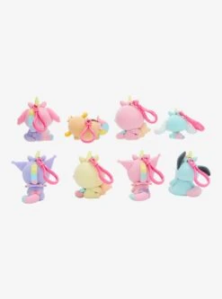 Sanrio Hello Kitty And Friends Pastel Flocked Blind Bag Keychains