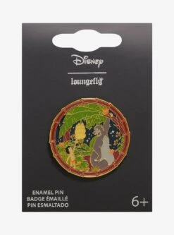 Loungefly Disney The Jungle Book Baloo & Mowgli Bananas Enamel Pin — BoxLunch Exclusive