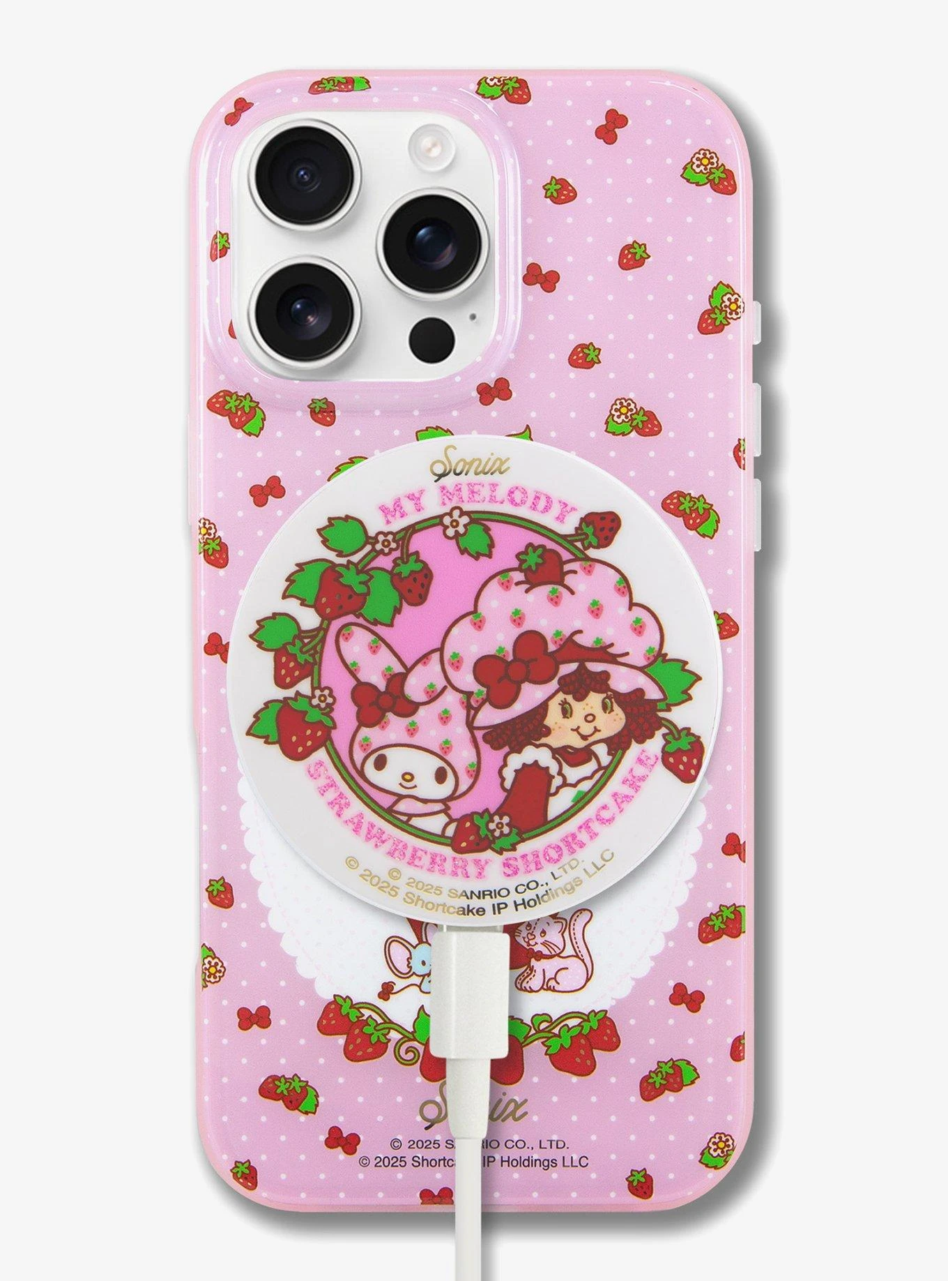 Sonix My Melody X Strawberry Shortcake MagLink Charger 2 Sonix My Melody X Strawberry Shortcake MagLink Charger - Image 2