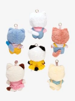 Baby Three Kitten Wardrobe Blind Box Plush Keychain