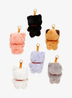 Baby Three Billionaire Cat Blind Box Plush Keychain