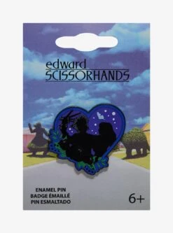 Edward Scissorhands Kim & Edward Heart Enamel Pin — BoxLunch Exclusive