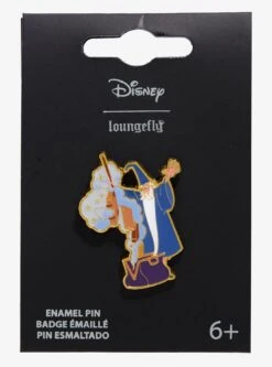 Loungefly Disney The Sword In The Stone Merlin Suitcase Enamel Pin — BoxLunch Exclusive