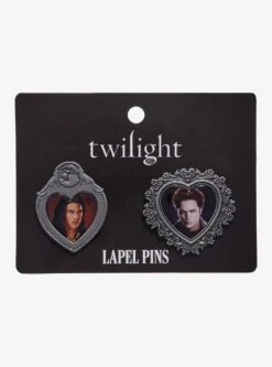 Twilight Edward & Jacob Portraits Enamel Pin Set - BoxLunch Exclusive