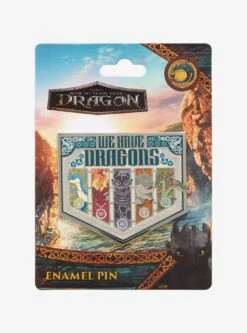 DreamWorks How To Train Your Dragon Dragon Group Shield Enamel Pin - BoxLunch Exclusive -Funko Toys Shop 35008710 av1 1