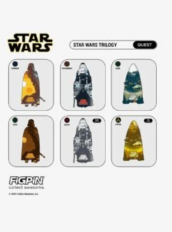 FiGPin Star Wars Trilogy Silhouettes Blind Box Enamel Pin