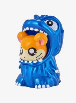Bandai Namco Godzilla X Hamtaro Movie Monster Series Godziham-kun Figure (Metallic Blue Ver.)