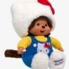 Monchhichi X Sanrio Hello Kitty Overalls 7 Inch Plush