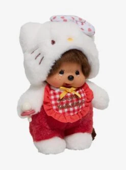 Monchhichi X Sanrio Hello Kitty Gingham Bib 7 Inch Plush -Funko Toys Shop 35280985 av1 1