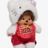 Monchhichi X Sanrio Hello Kitty Gingham Bib 7 Inch Plush