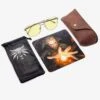 Witcher X GUNNAR White Wolf Amber Tint Blue Light Glasses