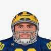 University Of Michigan 24" Football Player Bleacher Buddy Bleacher Creatures