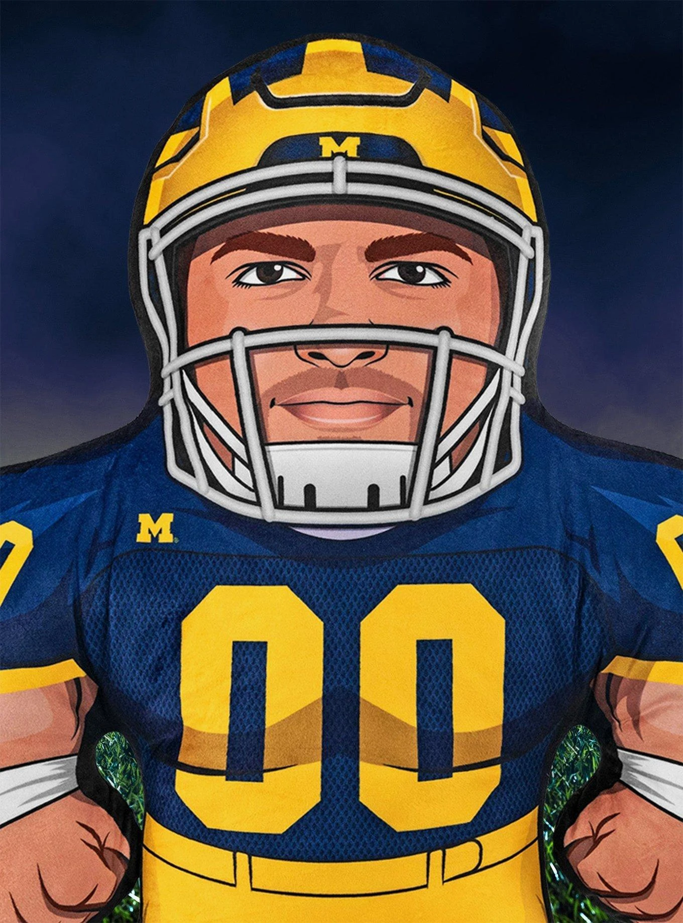 University Of Michigan 24" Football Player Bleacher Buddy Bleacher Creatures 5 University Of Michigan 24" Football Player Bleacher Buddy Bleacher Creatures - Image 5