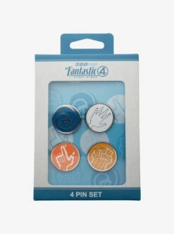 Marvel The Fantastic Four: First Steps Movie Symbols Enamel Pin Set -Funko Toys Shop 35547831 av2