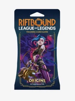 Riftbound League Of Legends Trading Card Game Origins Booster Pack