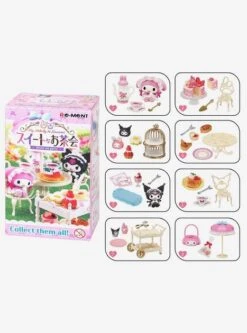 Re-Ment Sanrio My Melody & Kuromi Sweet Tea Party Blind Box Figure Set